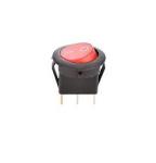 Rocker On-off 220VAC Red Light