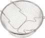 Stainless Steel Frying Basket With Handle 18CM Kitchen Strainer For French