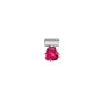 Seimia Charm - Heart Red Stone