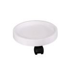 White 250 Wheeled Plant Tray With Saucer