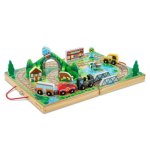 Melissa Take Along Train Railroad Set