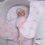 Wrap Set Swaddle Set Shades Of Pink