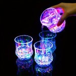 1PC Light Up Cups Glow In The Dark Party Supplies Colorful LED Glowing Beer Cup For Party Birthday Christmas Disco Valentine's D