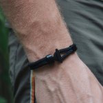 1PC Milan Line Bracelet Ocean Collection Boat Anchor Style Whale Tail Bracelet Creative Braided Rope Bracelet For Men And Women