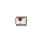 Composable Classic Link Red Cocktail Glass