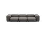 Three Module Sofa - Canvas - Dark Grey - 314CM X 115CM