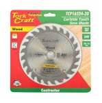 Tork Craft Saw Blade Tct 165X24T 20 16MM Contractor Wood