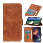For Sony Xperia 10 III Khazneh Retro Texture Pu + Tpu Horizontal Flip Leather Case With Holder & Card Slots & Wallet Brown