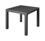 Verona Square Table Charcoal - 4 Seater