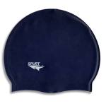 Spurt Plain Swim Cap – Dark-navy