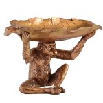 Palm Copper Monkey Bowl