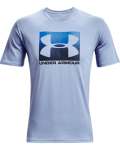Men's Ua Boxed Sportstyle Short Sleeve T-Shirt - Washed BLUE-420 XL