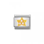 Composable Classic Link Pink Star With Stones
