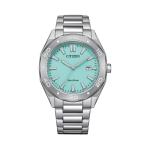 Eco-drive Men's Blue Dial Stainless Steel Sport Watch