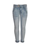 2 Button Basic Skinny Jeans - Denim Blue XL