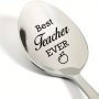 Best Teacher Gifts Thank You Appreciation Gift For Teacher Best Teacher Ever Spoon Engraved Stainless Steel Coffee Spoon Tea Spoon For Parties