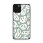 Custom Printed Tpu Cases - Apple Iphone 11 Pro & 39 Green Smiley& 39 By