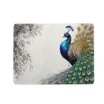 Peacock's Eclipsed Plumage Placemat By Nathan Pieterse