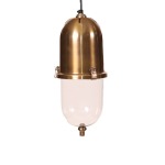 Skylar Metal And Glass Pendant Light Brass Silver - Antique Silver