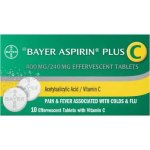 Bayer Aspirin Plus C 400MG Eff 10