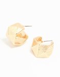 Goldair Gold Geometric Hoop Earrings