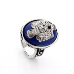 Lureme Vampire Diaries Daylight Walking Signet Damon's Ring For Fans-u 04001478-4