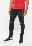Mjn-rubin Knee Zip Biker - Black