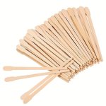 100PCS 200PCS Wooden Wax Sticks Woman Wooden Hair Removal Stick Disposable Depilation Spatula Wax Sticks Wood Face Eyebrows Waxi