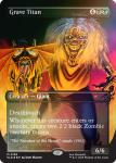 Grave Titan 2188 Rainbow Foil Secret Lair Drop Series - Damaged Foil
