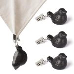 Notakia Set Of 4 Cast Iron Heavy Tablecloth Weights For Outdoor Tables Table Cloth Weights Clip On Weights For Curtains Flag Wei