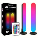 1PC 2PCS LED Strip Lights For Room 24 Keys Ir Remote Control Remote Control Smart Rgb Strip Lights Gaming Lights Tv Ambient Back