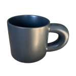 Tick Ceramic Mug Black Pink Green Yellow Blue - Blue