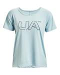 Women's Ua Rush Energy Short Sleeve - Breaker Blue XL