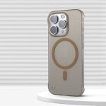 Qjjfvmf Ultra Thin Borderless Magnetic Wireless Charge Matte Case For Iphone 16 15 Pro Max 12 13 14 Plus Frameless Slim PC Cover
