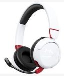 HP Hyperx Cloud MINI Wireless White And Red Headset With Microphone - Built For Upcoming Gamers Aged 8-12 On-ear supra-aural Clo