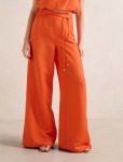 Myla Wide Leg Pants - 16 Spicy Orange Co-ord