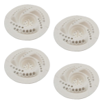 4-PACK Insect & Clog-proof Drain Covers - Bathroom Drain Protection