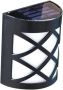 Outdoor Wall Mounted Solar Lights Semi Circle LED Solar Garden Lights