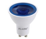 Flash GU10 Coloured LED Lamp 4W Blue XSMD4W-GU10B