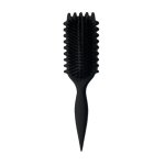 Hairbrush Paddle Nylon boar Bristle Blk