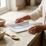Heat Resistant Clear Oblong Glass Baking Dish