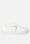 Calvin Klein Flatform Cup Slip On W hw - Triple White