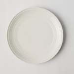 - Embossed Lines Side Plate Choose From 5 Colours - Cream White