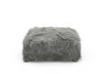 Sofa Seat - Flokati - Grey - 84CM X 84CM