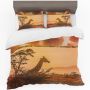 Giraffe Shade Duvet Cover Set Double