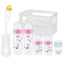 Nuk Temperature Control 4 Bottle And Crate Starter Pack 0-6M - Girl