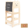 4-IN-1 Montessori Learning Standing Study Tower With Chalkboard