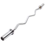 Curl Olympic Barbell Bar 500-POUNDS Capacity For Weightlifting - 1.2 M