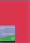 Deep Tint 160GSM Project Board A4 160GSM Pack Of 100 Red Box Of 10