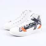 Snap Function Mid Cut Sneakers White - 9